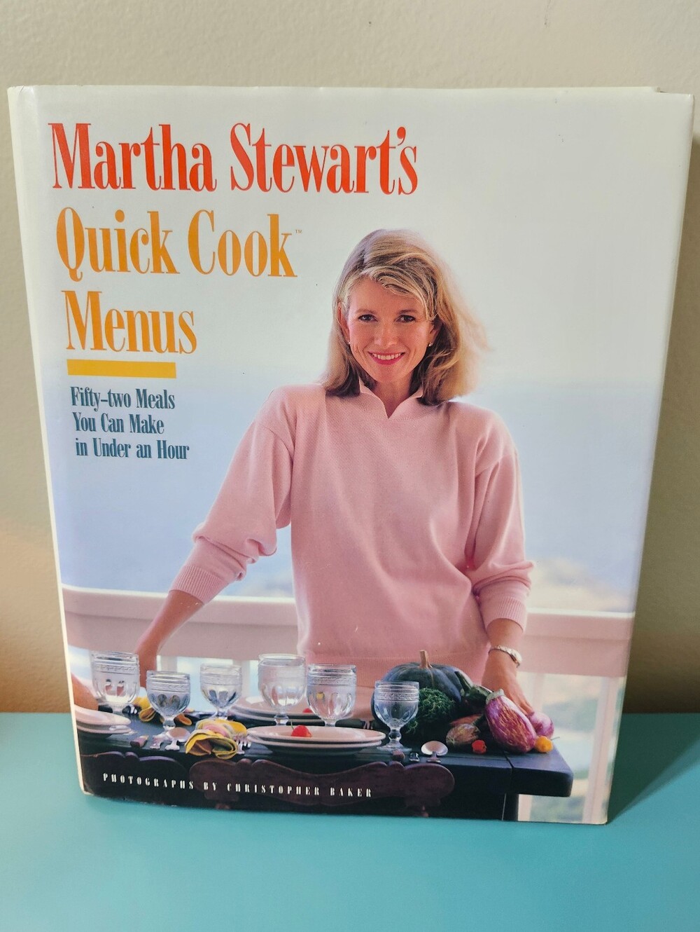 Vintage Martha Stewart's Quick Cook Menus Hardcover By Stewart, Martha 1988